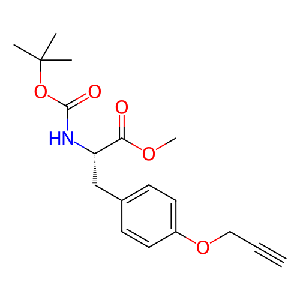 (S)-2-((叔丁氧基羰基)氨基)-3-(4-(丙-2-炔-1-基氧基)苯基)丙酸甲酯