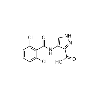 4-(2,6-二氯苯甲酰氨基)-1H-吡唑-3-羧酸