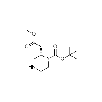 (2S)-2-(2-甲氧基-2-氧乙基)哌嗪-1-羧酸叔丁酯