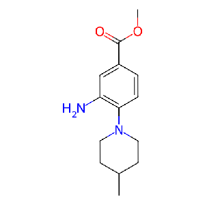 3-氨基-4-(4-甲基哌啶-1-基)苯甲酸甲酯