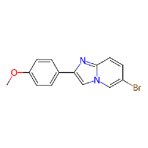 6-溴-2-(4-甲氧基苯基)咪唑并[1,2-a]吡啶,452967-40-7