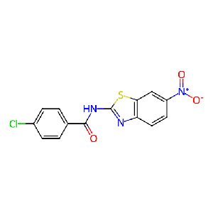 4-氯-N-(6-硝基苯并[d]噻唑-2-基)苯甲酰胺