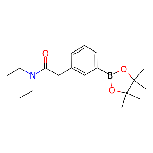 N,N-二乙基-2-(3-(4,4,5,5-四甲基-1,3,2-二氧硼杂环戊烷-2-基)苯基)乙酰胺