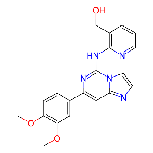 (2-((7-(3,4-二甲氧基苯基)咪唑并[1,2-c]嘧啶-5-基)氨基)吡啶-3-基)甲醇