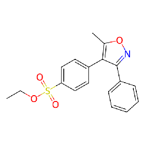4-(5-甲基-3-苯基异噁唑-4-基)苯磺酸乙酯（帕瑞昔布钠杂质）