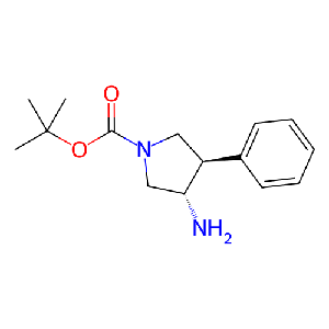 (3S,4R)-3-氨基-4-苯基吡咯烷-1-羧酸叔丁酯