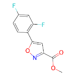 5-(2,4-二氟苯基)异噁唑-3-羧酸甲酯