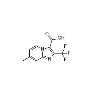 7-甲基-2-(三氟甲基)咪唑并[1,2-a]吡啶-3-羧酸