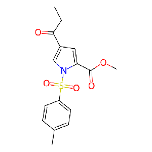 4-丙酰基-1-甲苯磺酰基-1H-吡咯-2-羧酸甲酯