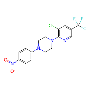 1-(3-氯-5-(三氟甲基)吡啶-2-基)-4-(4-硝基苯基)哌嗪