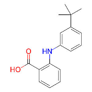 2-(3-叔丁基苯氨基)苯甲酸