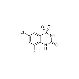 7-氯-5-氟-2H-苯并[e][1,2,4]噻二嗪-3(4H)-酮1,1-二氧化物