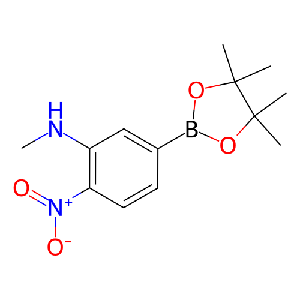 N-甲基-2-硝基-5-(4,4,5,5-四甲基-1,3,2-二氧硼烷-2-基)苯胺,1256958-60-7