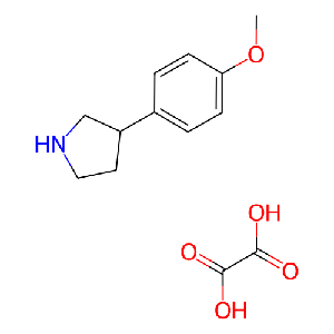 3-(4-甲氧苯基)吡咯烷草酸盐