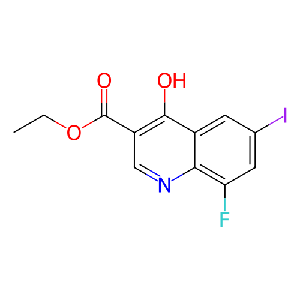 8-氟-4-羥基-6-碘喹啉-3-羧酸乙酯