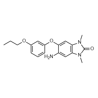 5-氨基-1,3-二甲基-6-(3-丙氧基苯氧基)-1H-苯并[d]咪唑-2(3H)-酮