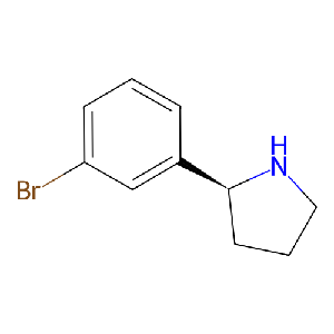 (S)-2-(3-溴苯基)吡咯烷