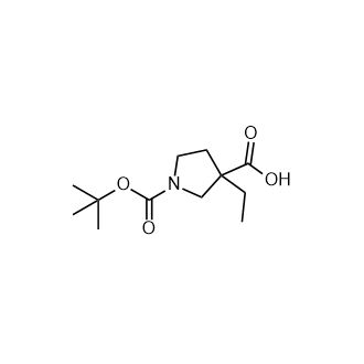 1-[(叔丁氧基)羰基]-3-乙基吡咯烷-3-羧酸