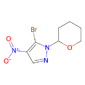 5-溴-4-硝基-1-(四氢-2H-吡喃-2-基)-1H-吡唑,1429309-54-5