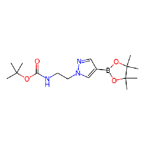 (2-(4-(4,4,5,5-四甲基-1,3,2-二氧硼杂环戊烷-2-基)-1H-吡唑-1-基)乙基)氨基甲酸叔丁酯
