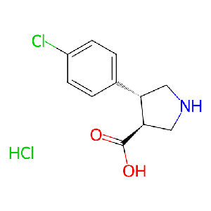 (3R,4S)-4-(4-氯苯基)吡咯烷-3-羧酸盐酸盐