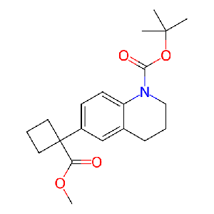 6-(1-(甲氧基羰基)环丁基)-3,4-二氢喹啉-1(2H)-羧酸叔丁酯