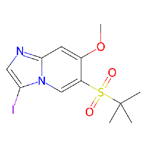 6-(叔丁基磺酰基)-3-碘-7-甲氧基咪唑并[1,2-a]吡啶