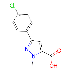 3-(4-氯-苯基)-1-甲基-1H-吡唑-5-甲酸