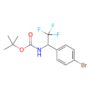 (1-(4-溴苯基)-2,2,2-三氟乙基)氨基甲酸叔丁酯