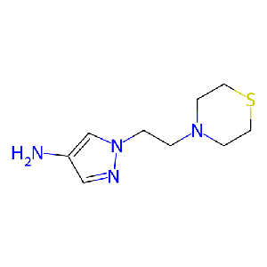 1-(2-硫代吗啉乙基)-1H-吡唑-4-胺