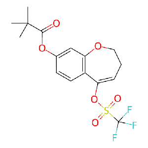 5-(((三氟甲基)磺酰基)氧基)-2,3-二氢苯并[b]氧杂-8-基新戊酸酯