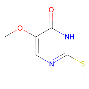 5-甲氧基-4-羟基-2-甲硫基嘧啶