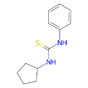 1-环戊基-3-苯基硫脲,39964-24-4