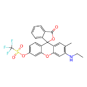 3'-(乙基氨基)-2'-甲基-3-氧代-3H-螺[异苯并呋喃-1,9'-呫吨] -6'-基三氟甲磺酸酯,1403936-34-4