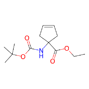 1-((叔丁氧羰基)氨基)环戊-3-烯-1-羧酸乙酯