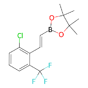 (E)-2-(2-氯-6-(三氟甲基)苯乙烯基)-4,4,5,5-四甲基-1,3,2-二氧硼烷,1807792-38-6