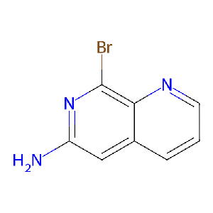 8-溴-1,7-萘啶-6-胺,5912-35-6