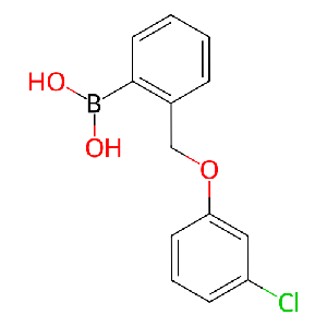 (2-((3-氯苯氧基)甲基)苯基)硼酸