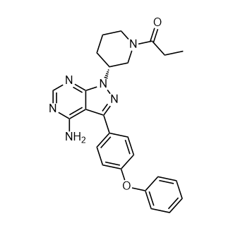 (R)-1-(3-(4-氨基-3-(4-苯氧基苯基)-1H-吡唑并[3,4-d]嘧啶-1-基)哌啶-1-基)丙-1-酮（伊布替尼/依鲁替尼杂质）