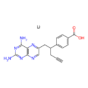 4-(1-(2,4-二氨基芴-6-基)戊-4-炔-2-基)苯甲酸锂