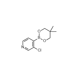 3-氯-4-(5,5-二甲基-1,3,2-二氧杂硼杂环-2-基)吡啶