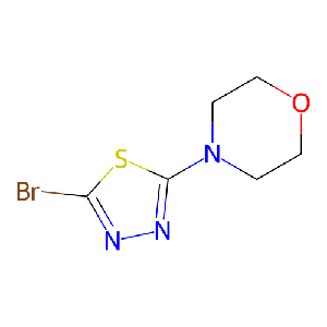 4-(5-溴[1,3,4]噻二唑-2-基)吗啉,1341405-19-3