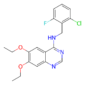 N-(2-氯-6-氟苄基)-6,7-二乙氧基-4-胺