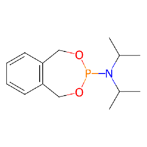N,N-二异丙基-1,5-二氢苯并[e] [1,3,2]二氧磷杂七-3-胺,132741-50-5