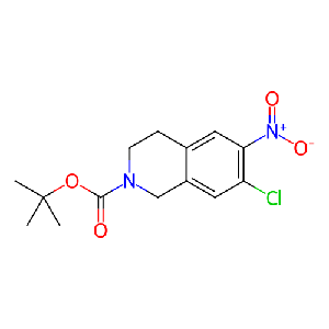 7-氯-6-硝基-3,4-二氢异喹啉-2(1H)-羧酸叔丁酯