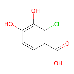 2-氯-3,4-二羥基苯甲酸