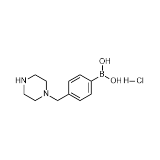 (4-(哌嗪-1-基甲基)苯基)硼酸盐酸盐