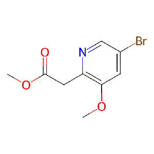 2-(5-溴-3-甲氧基吡啶-2-基)乙酸甲酯