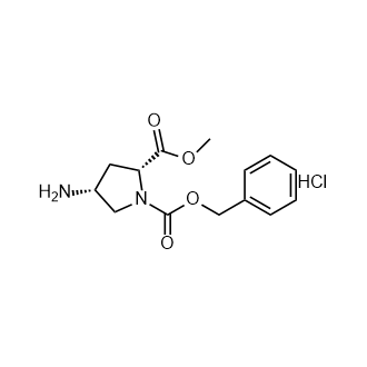1-苄基2-甲基(2R,4R)-4-氨基吡咯烷-1,2-二羧酸酯盐酸盐