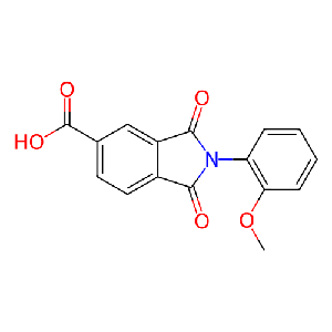 2-(2-甲氧基苯基)-1,3-二氧异二氢吲哚-5-羧酸